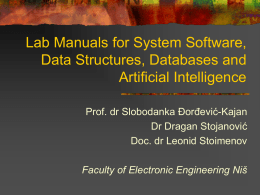 Lab Manual for System Software Operating systems and