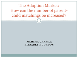 How can matchings be increased in the adoption market?