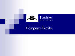 Sunvision Software Technologies
