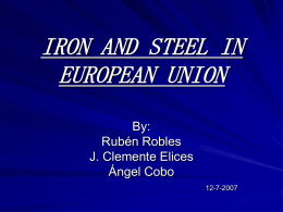 IRON AND STEEL