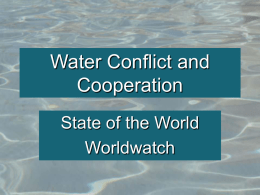 Water Conflict and Cooperation