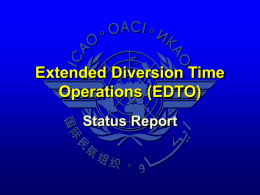 Extended Diversion Time Operations (EDTO)