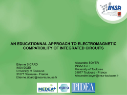 IC-EMC Training - Mikroelektronische Systeme