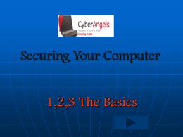 Securing Your Computer