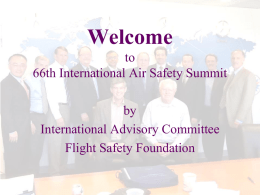 投影片 1 - Flight Safety Foundation
