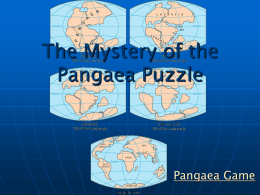 The Mystery of the Pangaea Puzzle