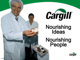 Cargill Bakery Applications