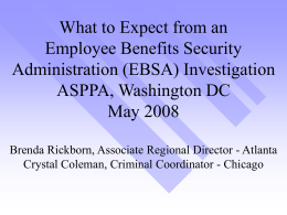 What to Expect from an Employee Benefits Security