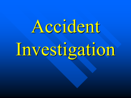 Accident Investigation - Oklahoma City Community College