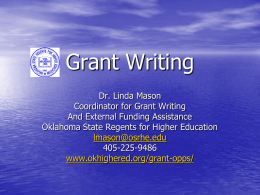 Grants and Grantwriting