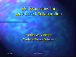ESI Extensions for Web