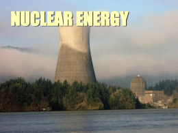 Current Energy: Nuclear Power