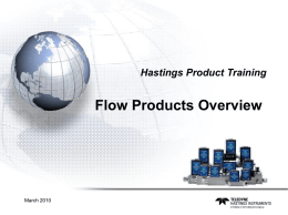 Flow Products - 400 Series