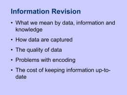 Information Revision - Computing and ICT in a Nutshell