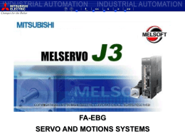MR-J3-A - General introduction