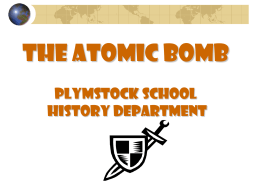THE ATOMIC BOMB - History Network