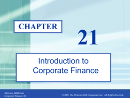 Leasing - McGraw