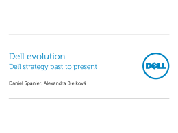 Dell Presentation Template Standard 4:3 Layout