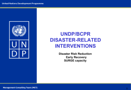 UNDP CPR Practice - KM Toolbox Proposal