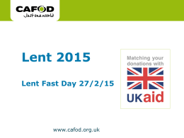 CAFOD PowerPoint