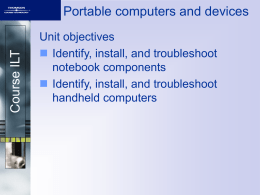 Portable computers and devices
