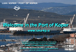 Port of Koper & EDI Budapest Mar 2001