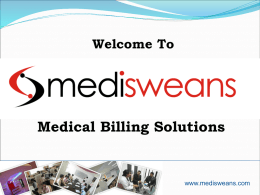MEDICAL BILLING - Medisweans Medical Billing Services