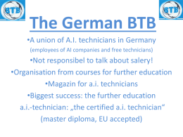 The German BTB
