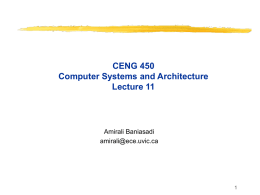 CS152: Computer Architecture and Engineering