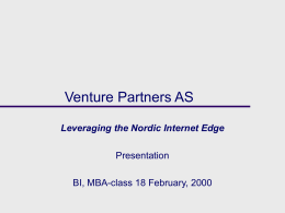 Venture Partners Management 3