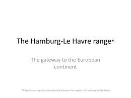 The Hamburg-Le Havre range