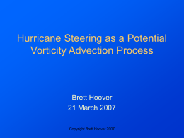 Hurricane Steering as a Potential Vorticity Advection Process