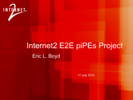 Internet2 Presentation Template