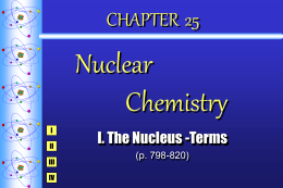 I. The Nucleus