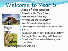 Welcome to Year 6