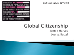 Global Citizenship - National Union of Teachers