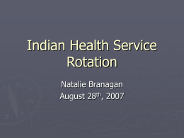 Indian Health Service Rotation