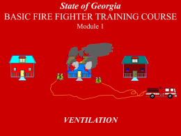MODULE 1 OF THE GEORGIA BASIC FIREFIGHTER COURSE