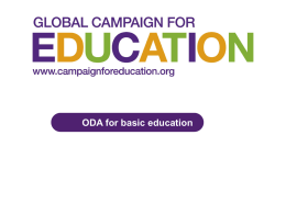 Global Campaign for Eduction