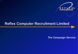 Reflex Computer Recruitment