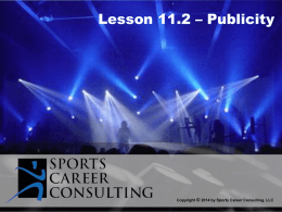 Lesson 11.2 - Slides-Publicity