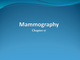 Mammography - University of Nevada, Las Vegas
