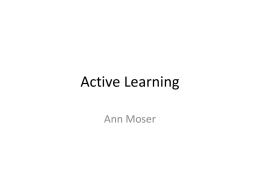 Active Learning - Virginia Western Community College