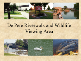 De Pere Riverwalk and Wildlife Viewing Area