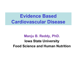Evidence Based Cardiovascular Disease