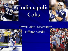 Indianapolis Colts - Indiana University