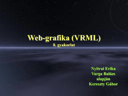 Web-grafika (VRML) 7
