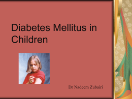PowerPoint Presentation - Insulin Past, Present, and Future