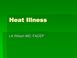 Heat Illness - Permian Basin STEPS