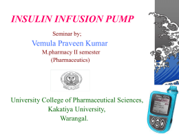 Insulin Pump Basics